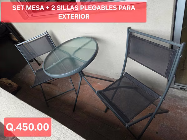 SELL TABLE SET AND CHAIRS FOR OUTDOOR