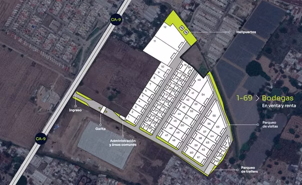 Sale of Winery in GAMMA Industrial Park CA9 - 124; Amatitlan