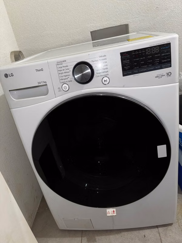 LG 2 washing machine in 1 - 124; 20 kg - 124; Inverter