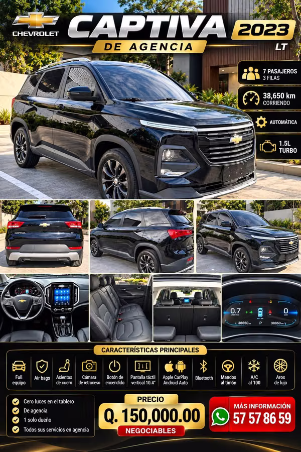 Chevrolet captiva 2023 agency