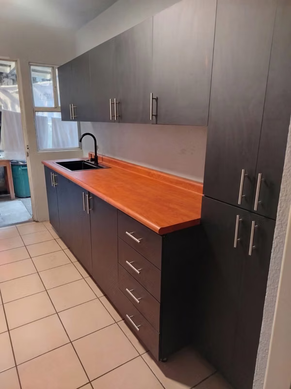 950 the linear meter of melamine kitchen