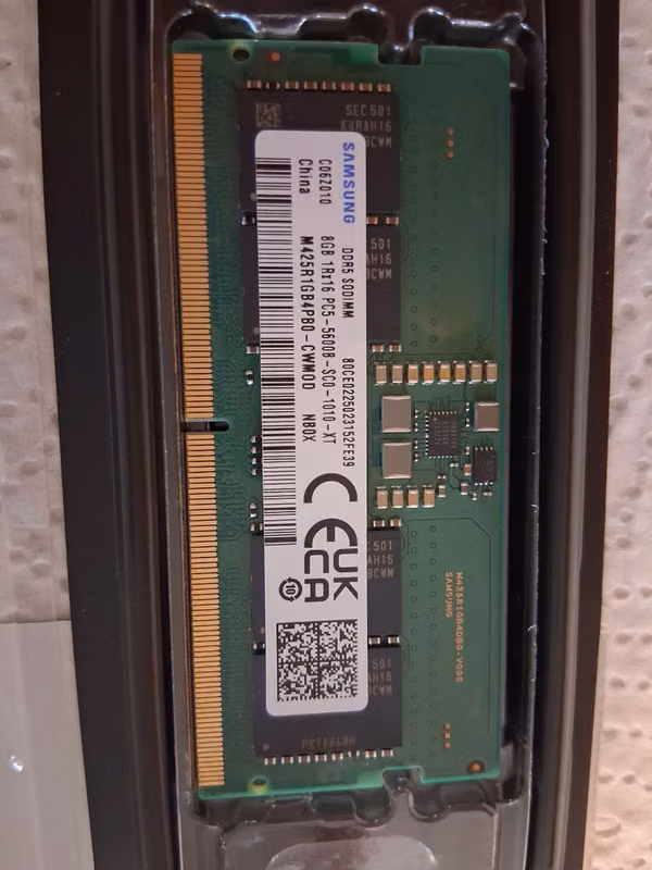 Samsung DDR5 8GB 5600 MHz SO-DIMA for laptop, NEW
