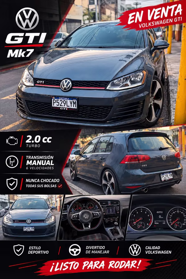 Vw Golf GTI MK7 2016