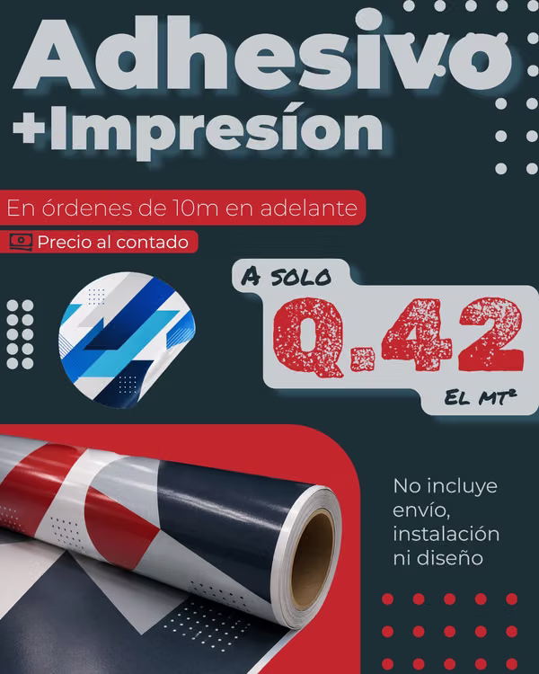 Full color Adhesive in high resolution