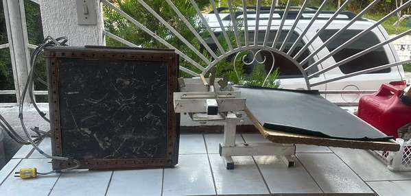 SELL THERMAL HEATER AND BASE FOR MAKING SHIRTS