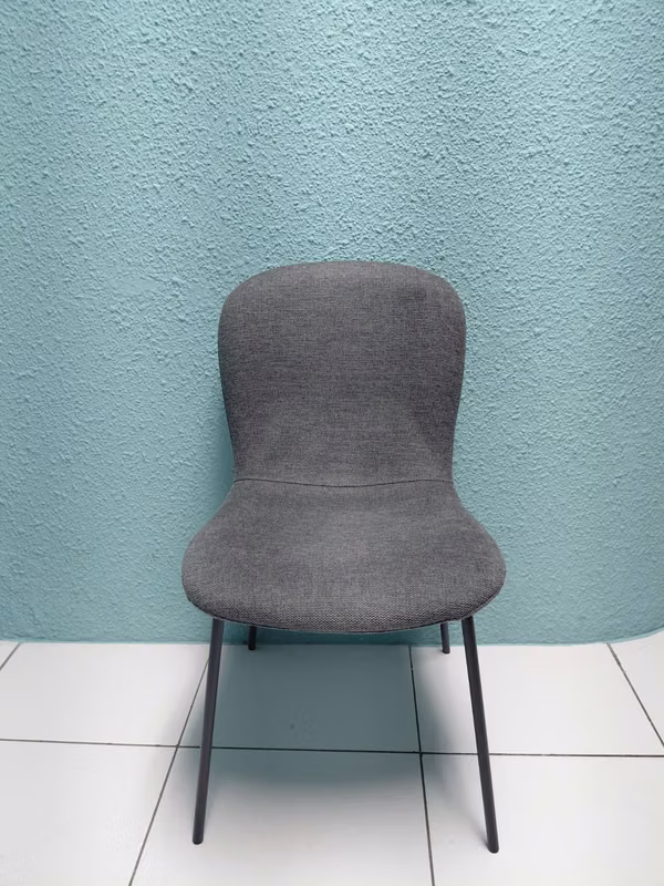  Juego de 3 sillas grises en venta