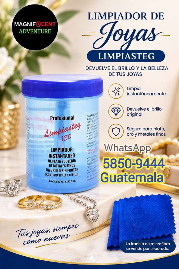 Líquido para limpiar Joyas