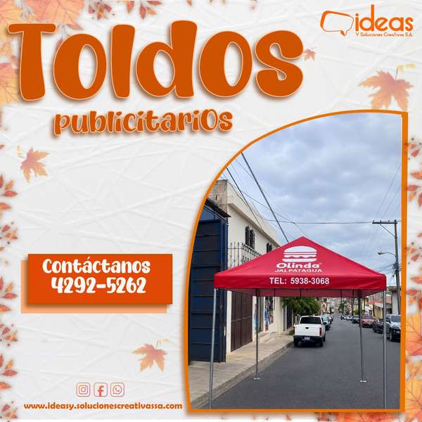 Toldos Premium para Activaciones de Marca Desmontable