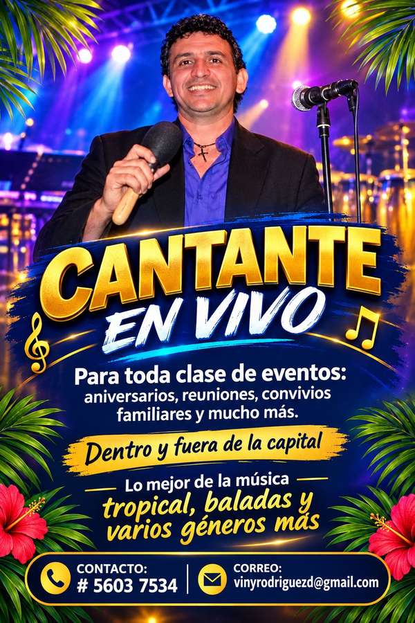 Cantante en vivo 