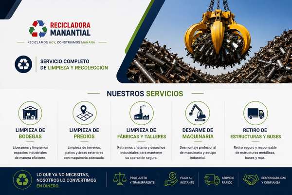 Tecompramos todo tipo de chatarra  ferrosa