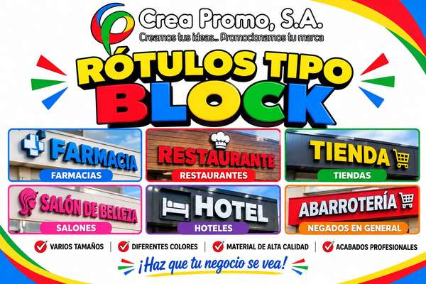 ROTULOS TIPO BLOCK 