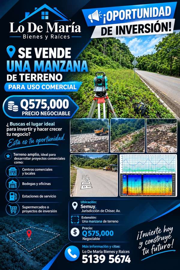 TERRENO COMERCIAL EN VENTA 