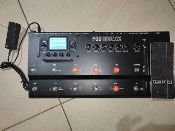 Pedalera Line 6 POD HD500X – Estado 10/10 (Q2,900)