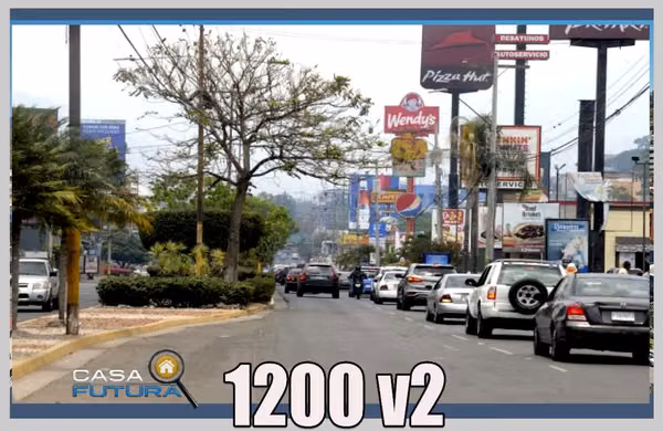 TERRENO COMERCIAL EN BLVD MORAZAN!! 1200 v2 Listas para Desarrollo