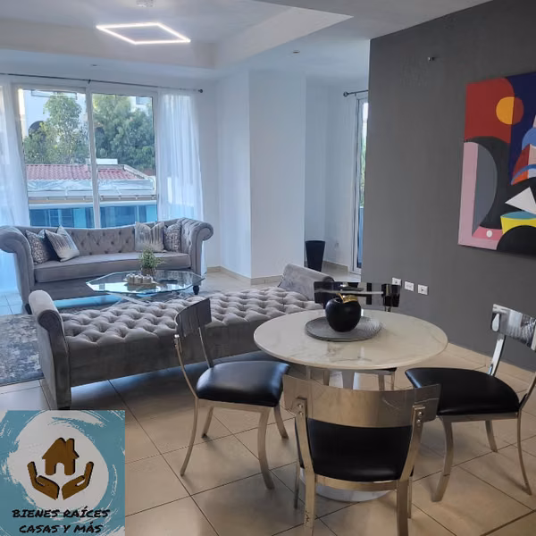 ALQUILAMOS APARTAMENTO AMUEBLADO DE 2 HABITACIONES CERCA DEL BLVD JUAN PABLO