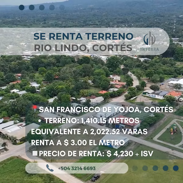 Se renta Ráfica en Río Lindo San Francisco de Yojoa, Cortés
