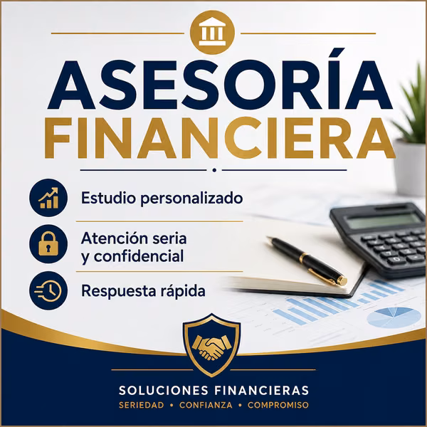 Asesoría financiera y apoyo para gestión de financiamiento