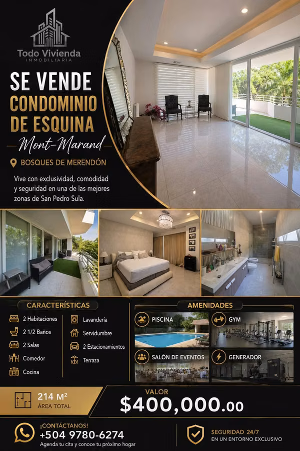 SOLD CORNER CONDO - MONT MARAND SAN PEDRO SULA
