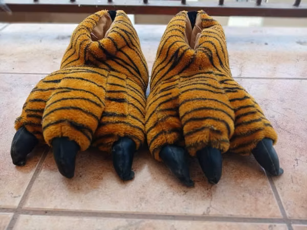 Pantuflas de tigre