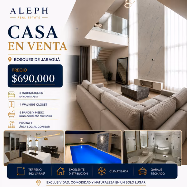 Espectacular Casa en Venta – Bosques de Jaraguá