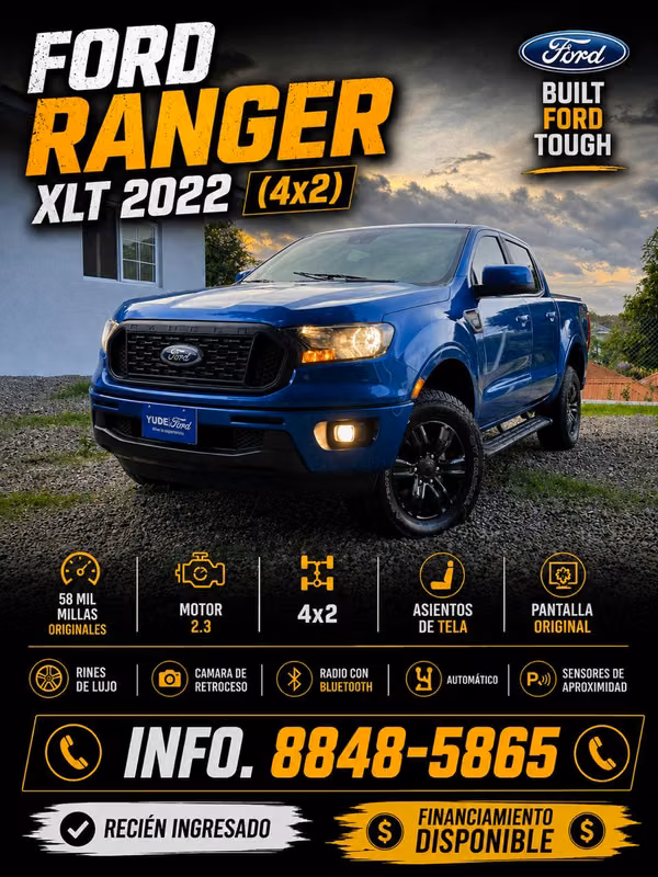 FORD RANGER XLT 2022 (4x2)