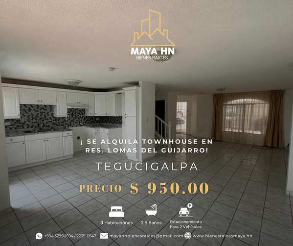 Townhouse is rented in Lomas del Guijarro, Tegucigalpa!