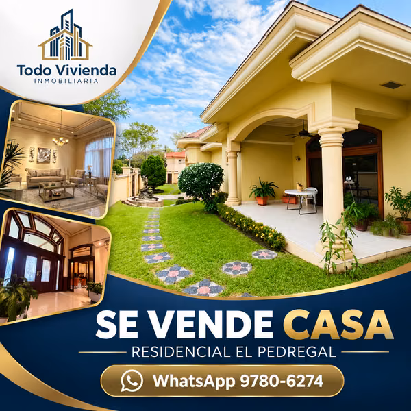 Se vende Casa en Residencial El Pedregal San Pedro Sula 