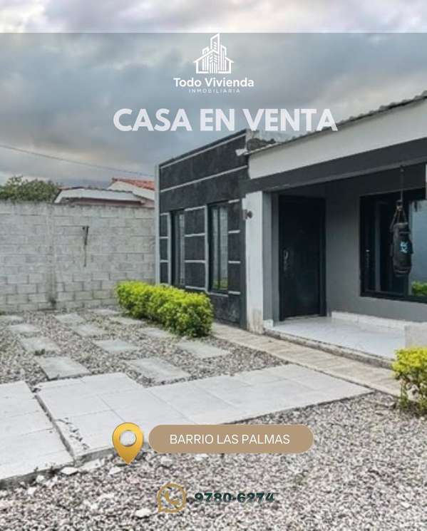 SE VENDE CASA EN BARRIO LAS PALMAS-SAN PEDRO SULA