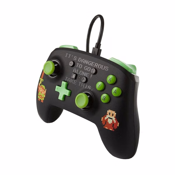 Original Wired Nintendo Switch Controller. Zelda Retro.