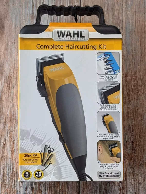 Wahl 20 PC Complete Home Haircutting Kit Clippers Haircut