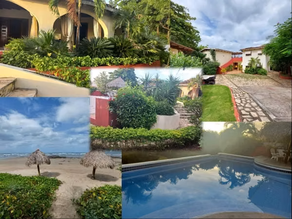 "HERMOSA CASA ESTILO MEDITERRANEO A LA ORILLA DEL MAR "