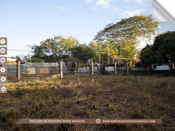 Se vende terreno comercial en Km 10.5 de la Carretera a Masaya RDE