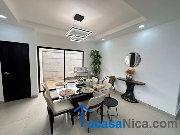 Renta Moderna Casa Con o sin Muebles