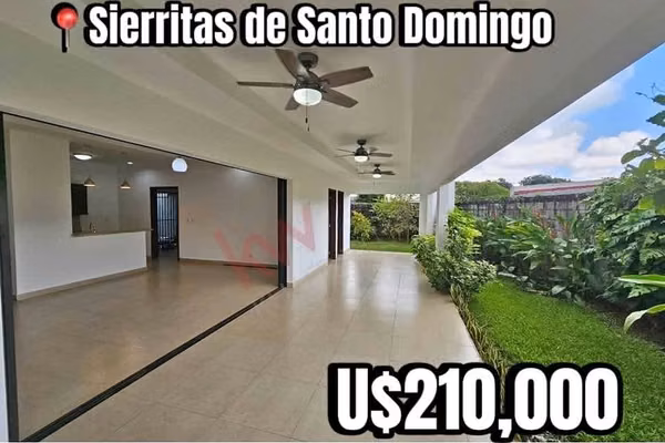 VP: Welcome to your future home in the exclusive Sierritas Urbanization of Santo Domingo! $210,000