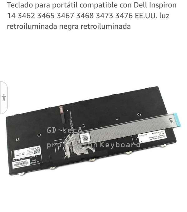 Teclado repuesto laptop Dell Inspiron 3442 Series 14-5000