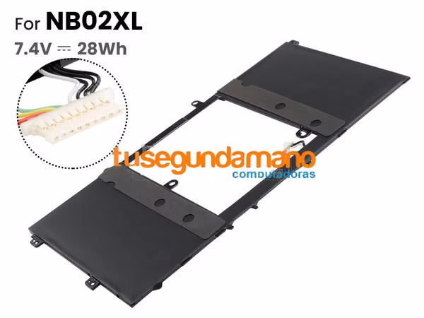 Batería NB02XL original 28 Wh para HP Pavilion 11.6 X2 726241-2C1 HSTNN-DB5K