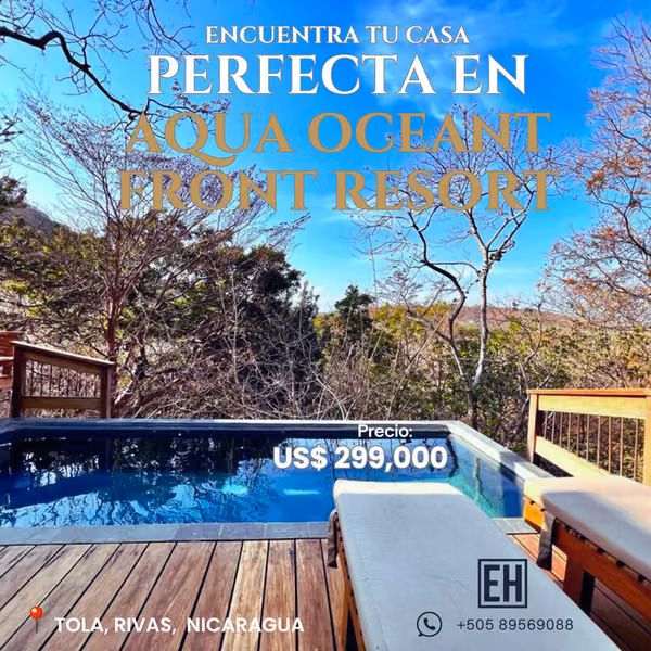 Se Vende Exclusiva Casa en Aqua Oceanfront Resort
