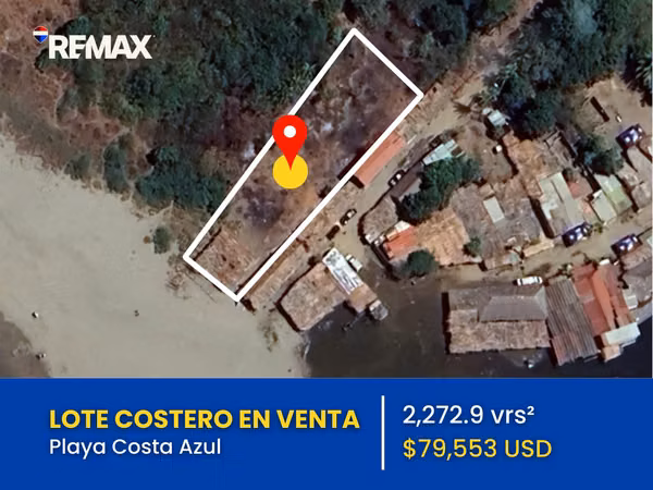 Lote Costero en Playa Costa Azul