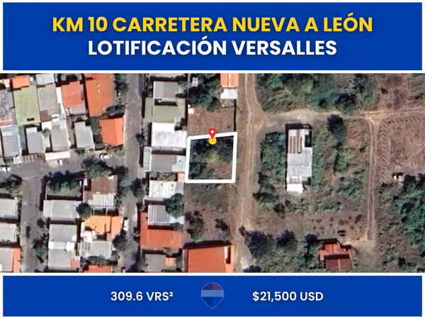 Terreno en Lotificación Versalles, Carretera Nueva a León