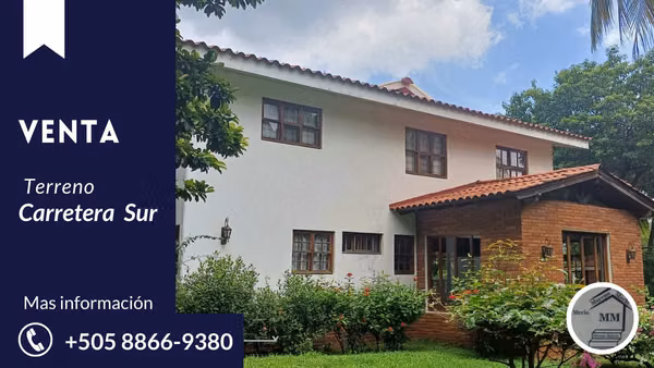 En venta preciosa casa en carretera sur Managua-Nicaragua