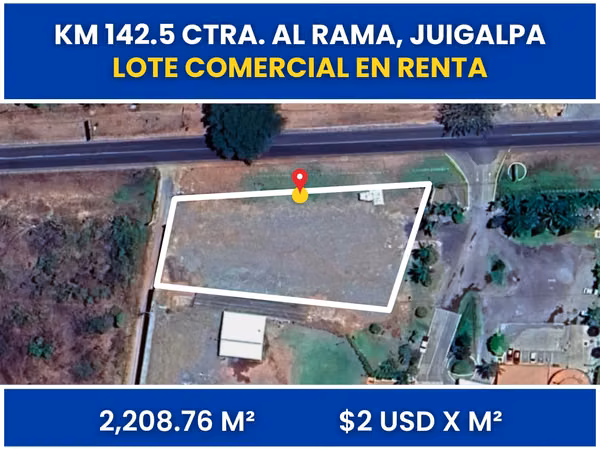 Commercial lot in Juigalpa, Chontales