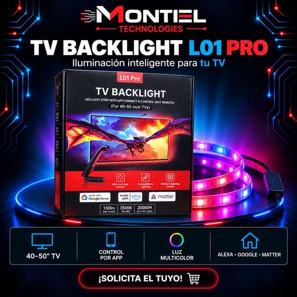 Kit de Retroiluminación LED RGB para TV de 55-75 pulgadas