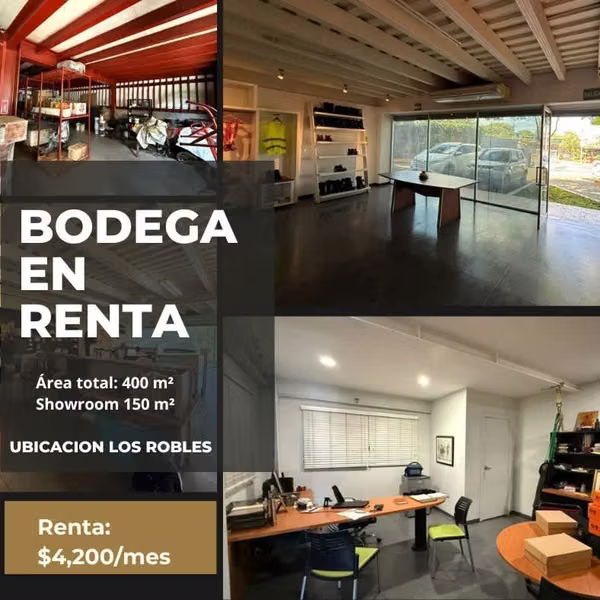 Renta de Oficina con Bodega en Los Robles FP