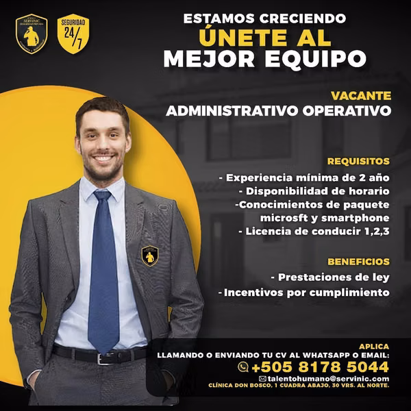 JEFE DE OPERACIONES