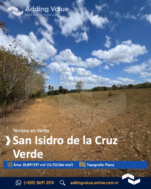 Terreno en Venta, San Isidro de la Cruz Verde