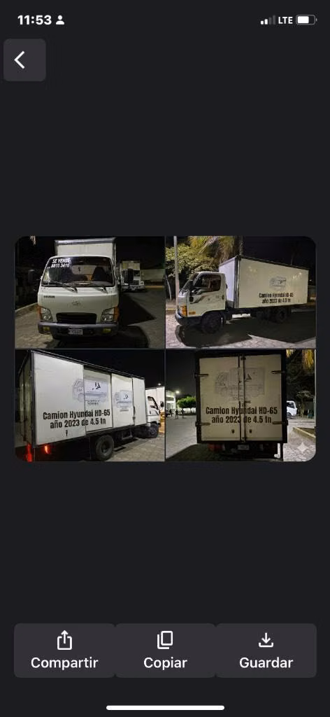 Camión de 4.5 tn Hyundai