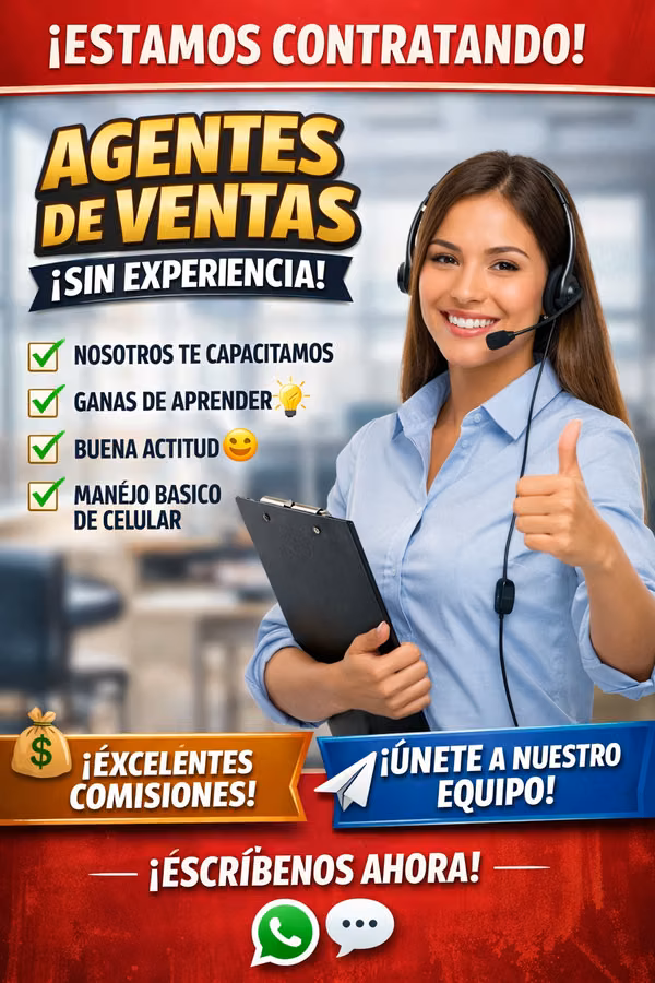 Agente de ventas para Call Center