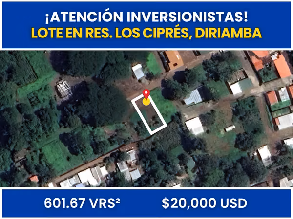 Lote Residencial en Diriamba
