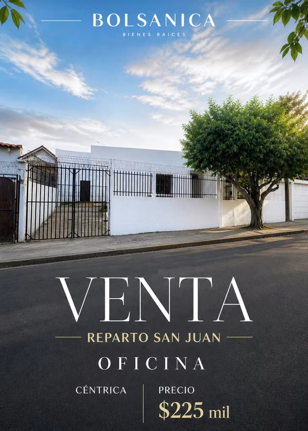 OPORTUNIDAD ÚNICA: Oficinas o Casa en Reparto San Juan