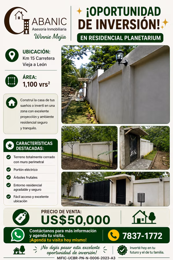 Land for Sale in Planetarium Residential